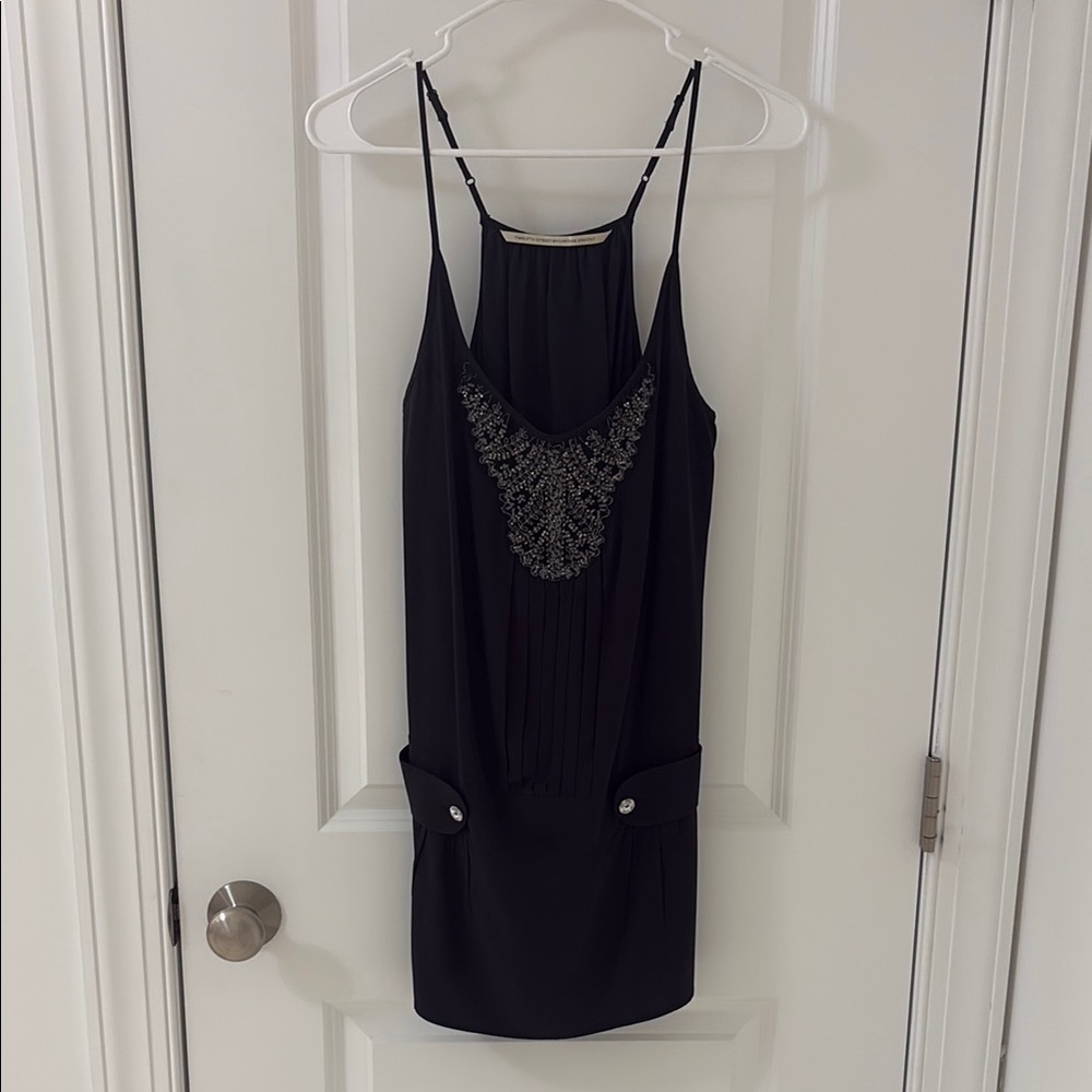 Twelfth Street by Cynthia Vincent Blue Embellished Sleeveless top